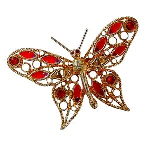 Butterfly Brooch Pin Vintage